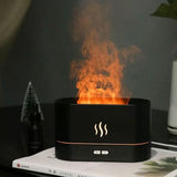 Flame Humidifier And Aroma Diffuser Realistic Flame Effect Portable and Versatile Usage