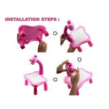 Kids Drawing Projector, Trace and Draw Projector Toy Drawing Board Tracing Desk Learn to Draw Sketch Machine Art Tracing Projector