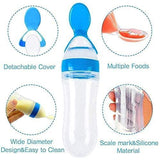 Combo Baby Spoon Feeder Silicone Bottle Feeding With Free Fruit Pacifier Toddler